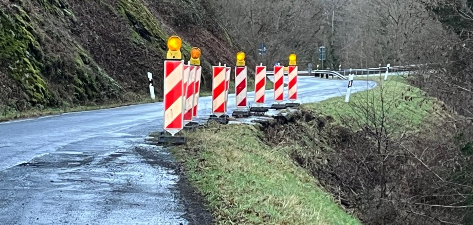 Aktueller Zustand der Landesstraßen L 327 und 334