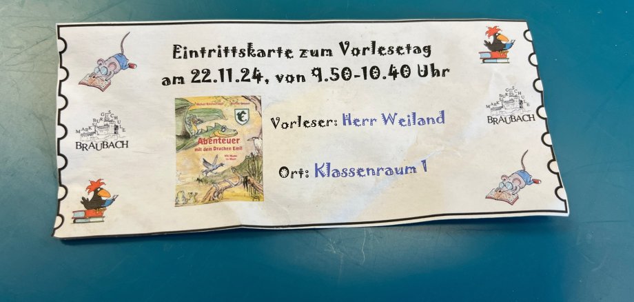 Eine Postkarte.